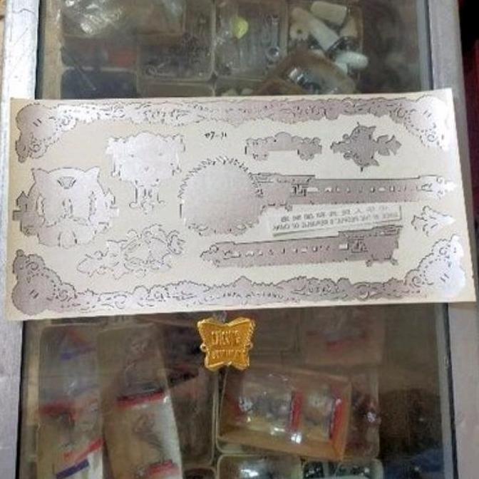 Stiker Mesin Jahit Kecil Merk Butterfly,Singer,Standar