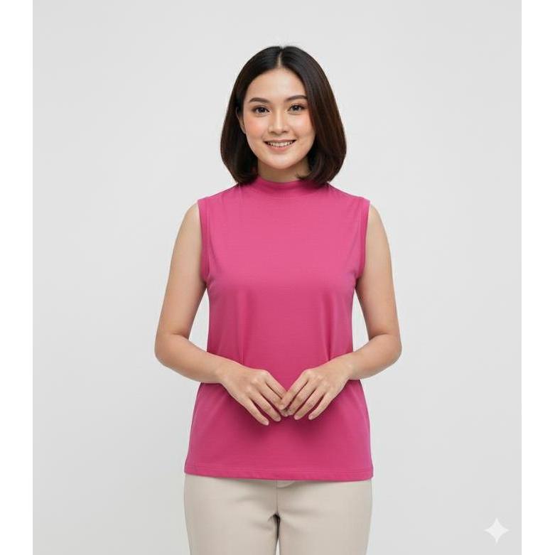 DE43 - Manset Yukensi Manset Inner Tanpa Lengan Wanita Rayon Premium Elastis Nyaman Manset Buntung S