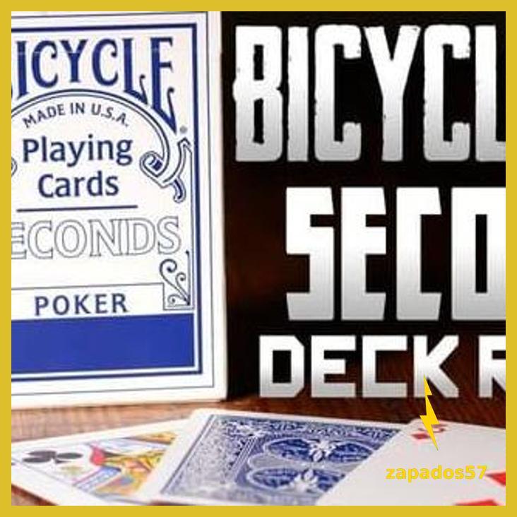 BICYCLE SECONDS RED BLUE POKER PLAYING CARD IMPORT AMERICA LIMITED ORIGINAL PABRIK 100%