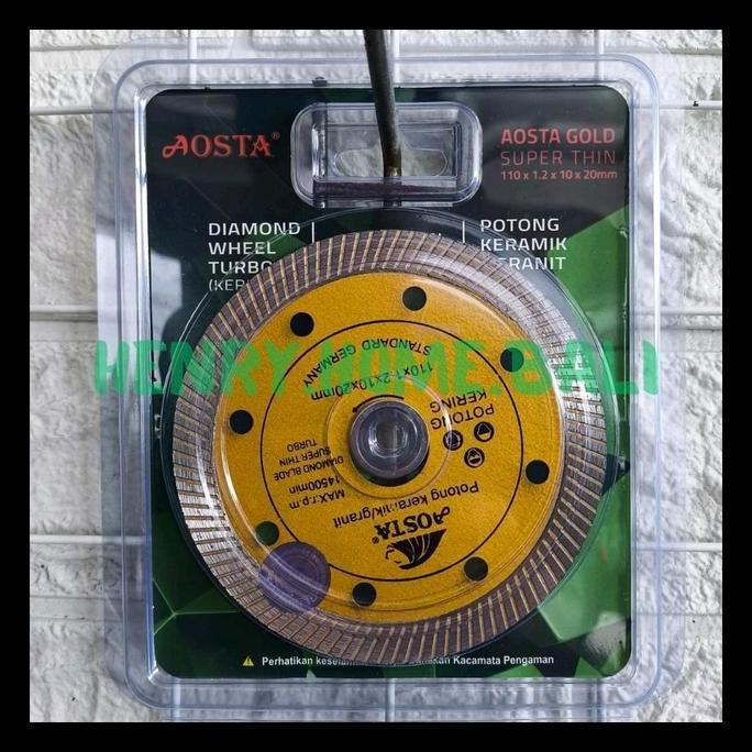 Mata gerinda potong keramik granit dry 4" Aosta