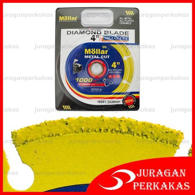 MOLLAR YELLOW MATA GERINDA POTONG BESI KERAMIK GRANIT DIAMOND WHEEL