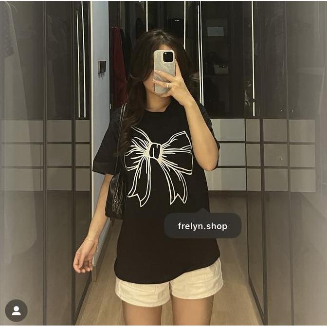 DV355 - BONBON BLACK - PINK BLUE WHITE l BAJU KAOS TSHIRT TUMBLR TEE HITAM PUTIH THAILAND BKK BANGKO