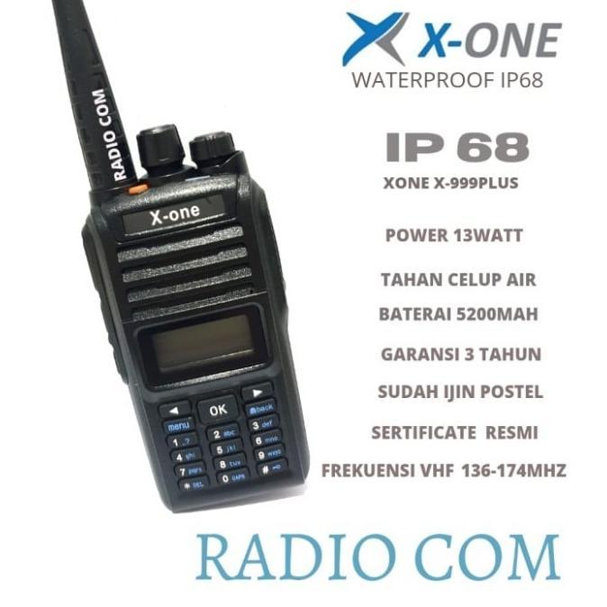 HT X-ONE X999PLUS IP68 WATERPROOF SINGGLE BAND VHF WALKIE TALKIE HANDY TALKIE RM