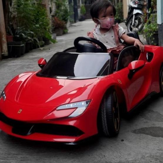 Harga Promo Mobil Mainan Anak Mobil Aki Ferrari Mewah Kado Anak Murah Mobil Remot Kontrol