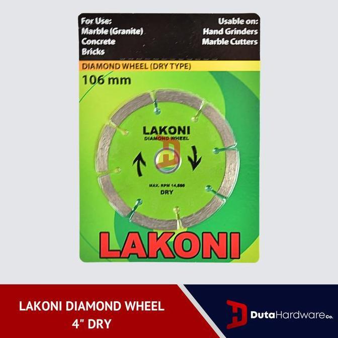 Lakoni Diamond Wheel 4" Dry