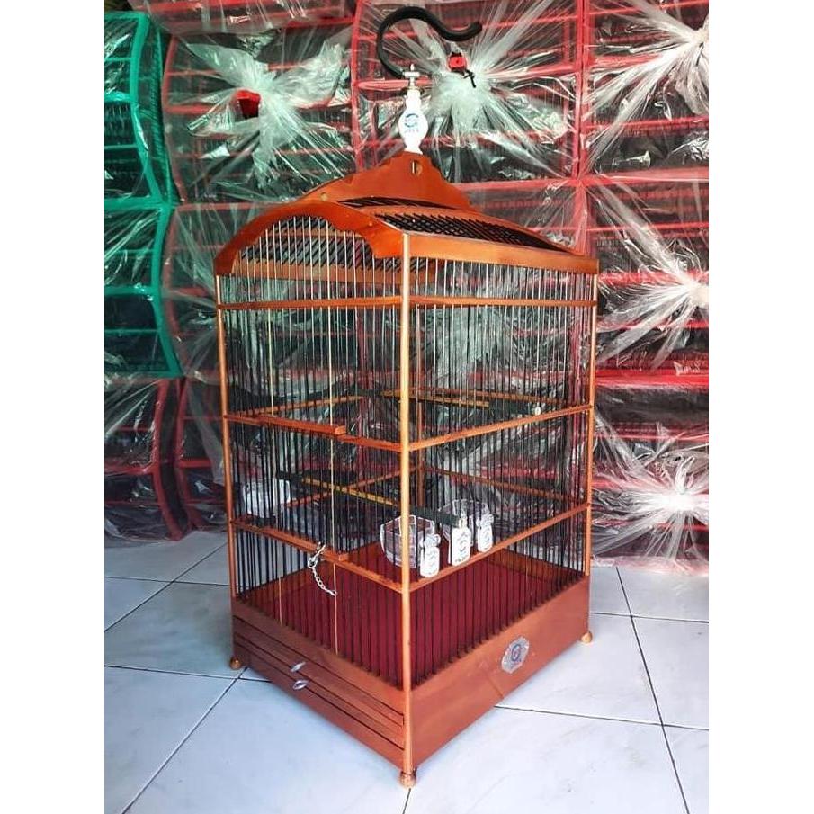 Sangkar ebod kotak coklat no 3 original