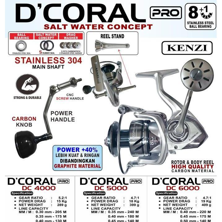 REEL SPINING KENZI D'CORAL