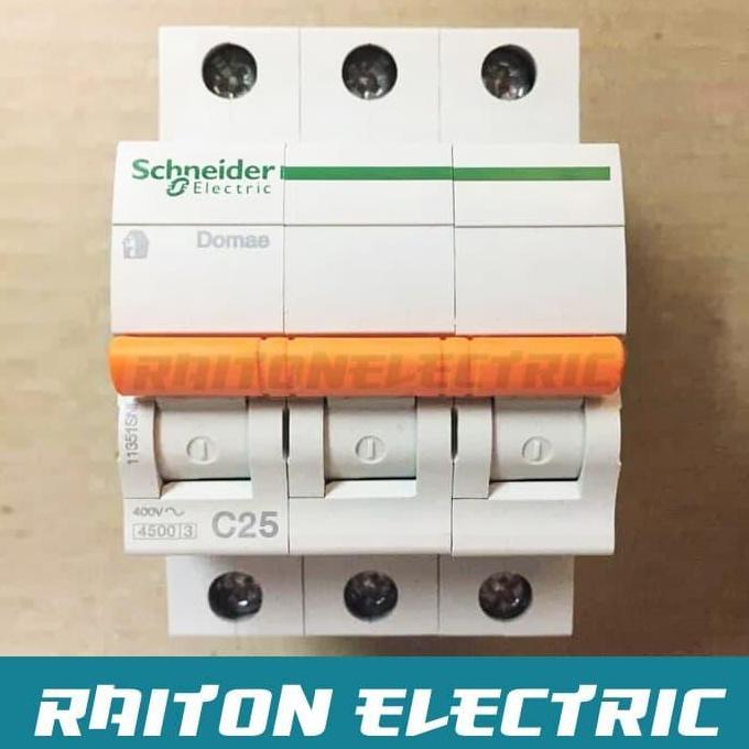Mcb domae schneider 3phase 25A (ORIGINAL)