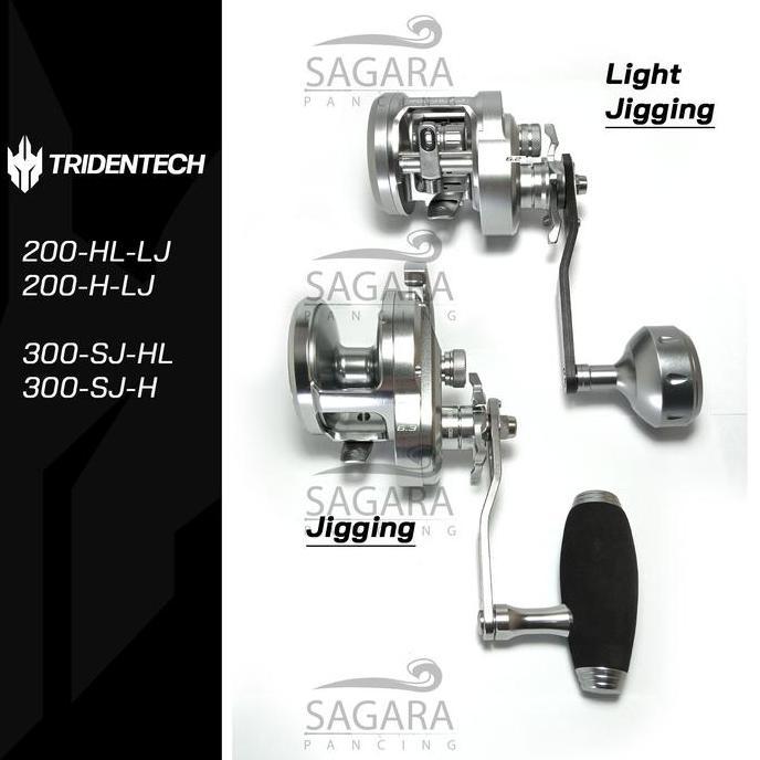 Reel Tridentech Silver Rays OH Reel Pancing Over Head Reel OH