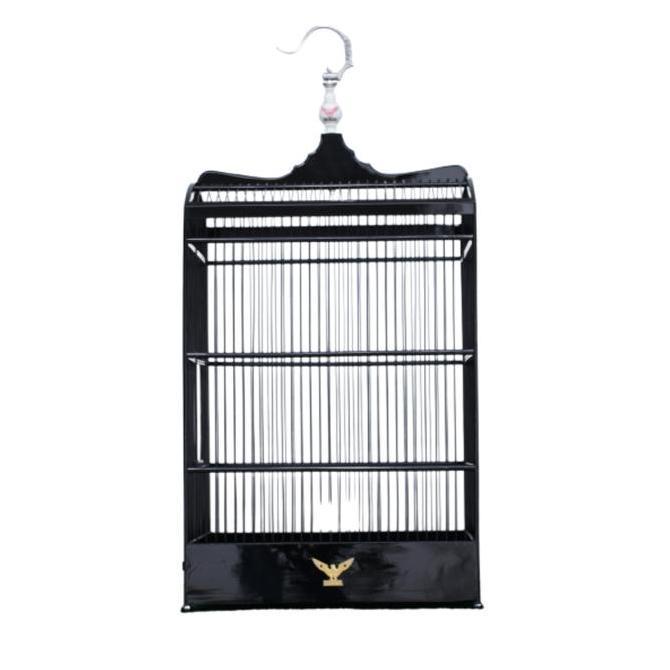 SANGKAR KOTAK / KANDANG PETAK RADJA - SANGKAR KOTAK HITAM POLOS - RADJA COMPANY