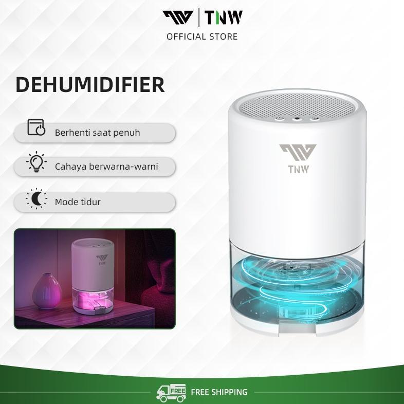 TNW HD10 Dehumidifier 1L Air Dryer 2 In 1 Air Purifier Portabel Dehumidifier Serap Air Penyerap Kele
