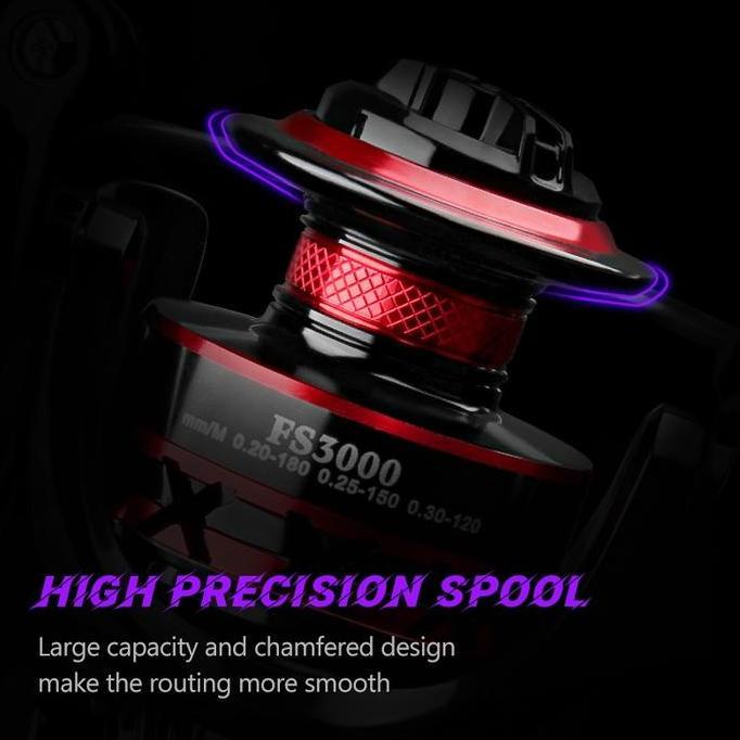 DAWAI set tempat dengan harga murah fishing reel set fishing reel pancing rod reel 1 set NX berputar