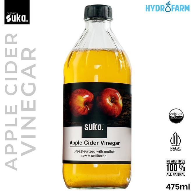 Suka Cider Vinegar With Mother Cuka Apel 475Ml