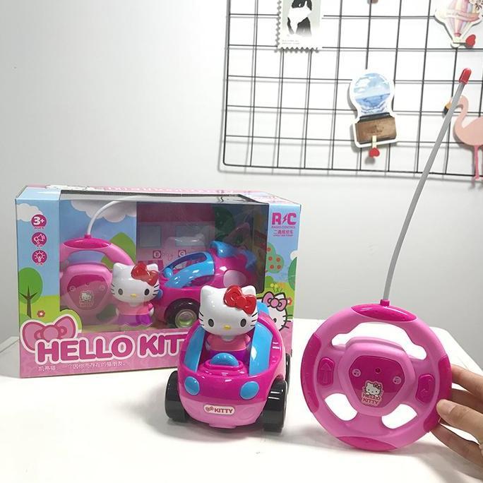 Mobil Remote Control Doraemon dan Hello Kitty / Mainan Mobil RC