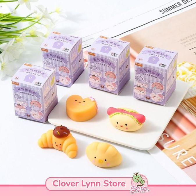 CLOVER BLIND BOX SURPRISE TABA SQUISHY mainan jelly lucu kenyal mengemaskan Kotak