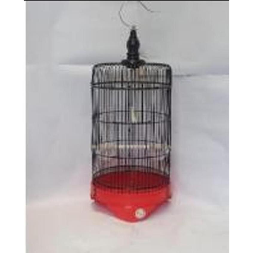 Sangkar pleci sangkar burung kecil sangkar bulat sangkar besi diameter 27cm