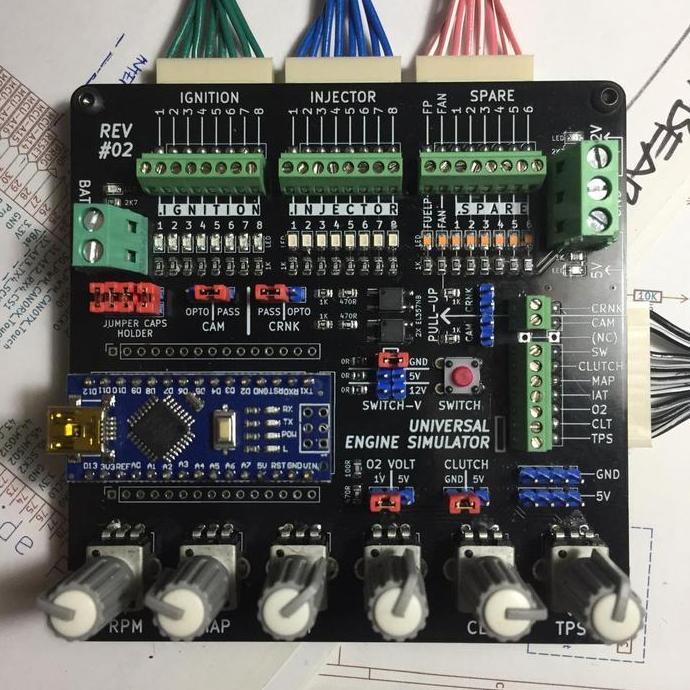 UNIVERSAL ENGINE SIMULATOR ECU TESTER POWERED BY ARDUSTIM ORIGINAL DAN TERPERCAYA