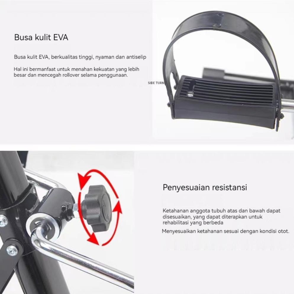 Highline Sepeda Statis Terapi Elektrik Sepeda Statis Mini Alat Terapi Kesehatan Kaki Tangan Stroke T