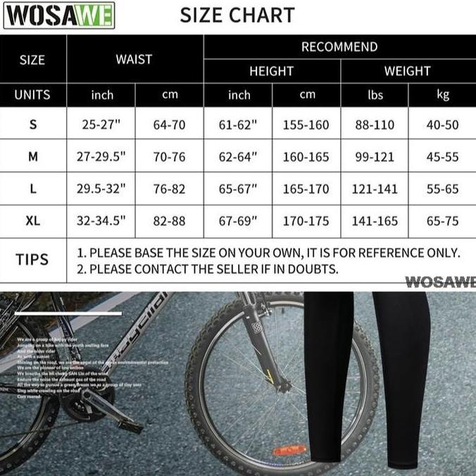 WOSAWE Women Celana Panjang Rok Sepeda wanita padding Muslim Muslimah Terlaris