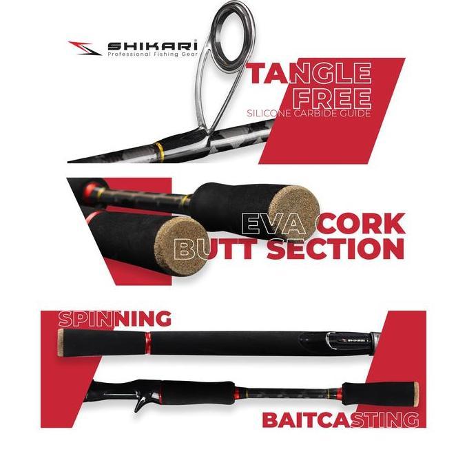 Shikari - Joran Tasman Carbon Solid 180 - Joran Pancing