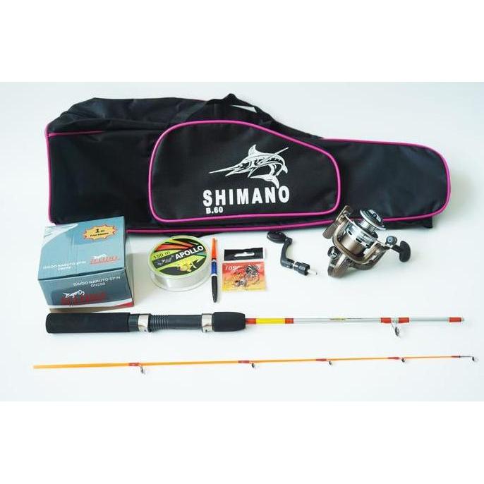 SET PANCING KOMPLIT MINI REEL DAN JORAN LENTUR KEKUATAN HINGGA 8KG