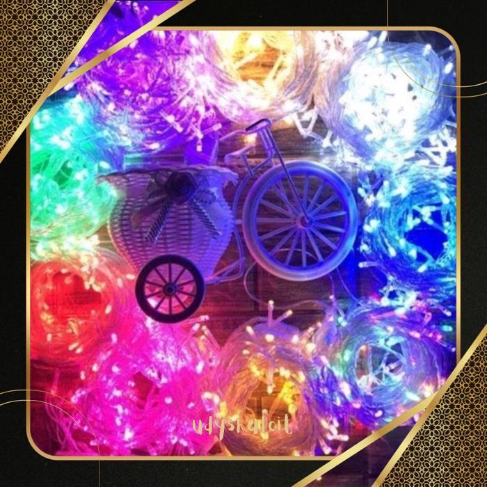 Ox04 Lampu Tumbler Hias Natal 10 Meter LED 50 Pcs Viral