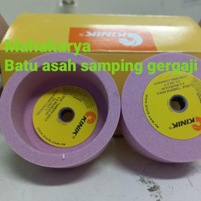 Kinik Batu asah samping gergaji pita /batu asah bensaw/kinik