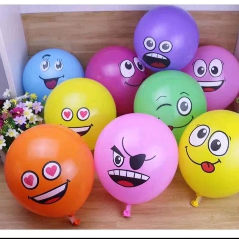 BALON EMOJI/BALON KARAKTER 100 PCS