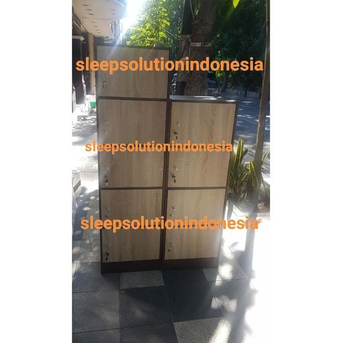 TERBARU - Lemari serbaguna 4 pintu / 5 pintu / Loker Kayu / Locker Kayu