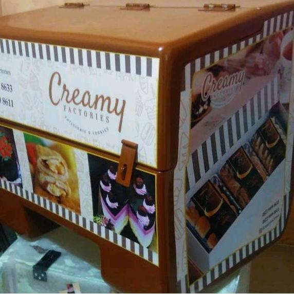 Box motor delivery catering fiberglass ukuran sedang