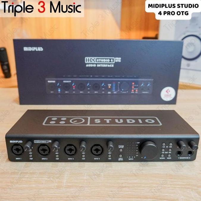MIDIPLUS STUDIO 4 Soundcard Recording triple3music