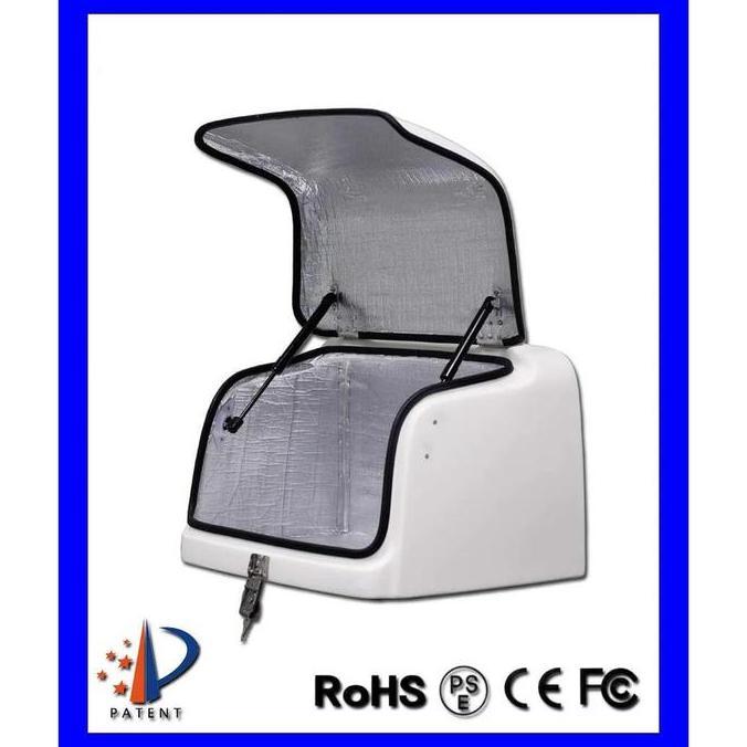 Good design 43L 65L 92L Aluminum fiberglass motorcycle top case trunk box rear tail boxes delivery f