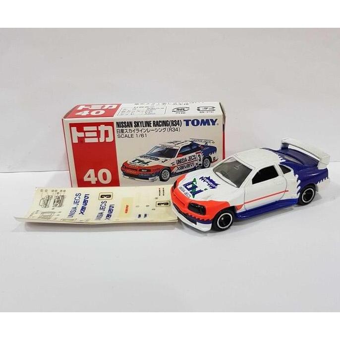 tomica tomy biru 40 nissan r 34 skyline