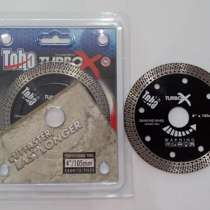 Pisau Potong Gerinda Granit TOHO TURBO X 4"