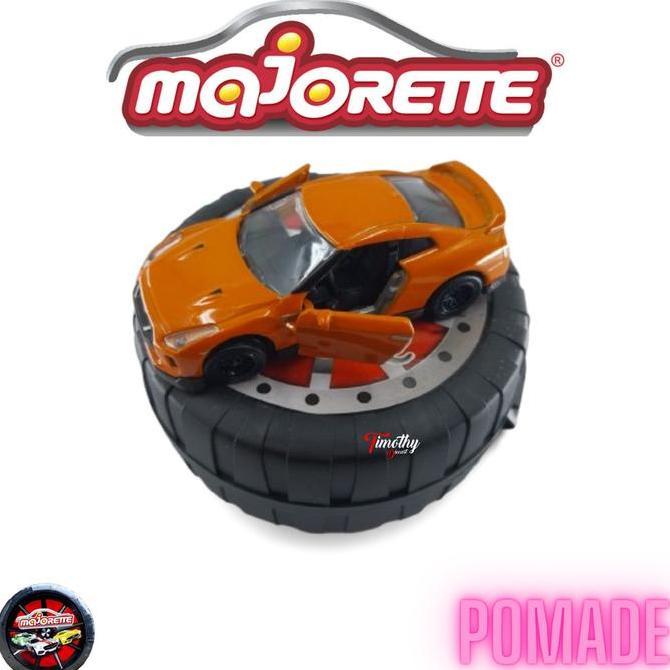 Diecast Majorette Pomade Nissan R35 Orange New Loose Open Door