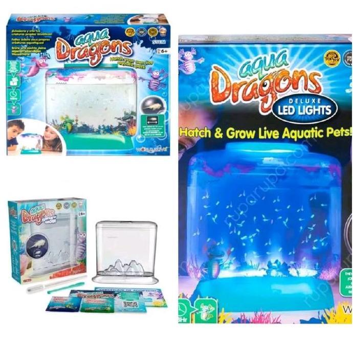 Set Akuarium Bawah Laut Aqua Dragons Underwater World Boxed /Deluxe LED Lights Aquatic Pets Kit