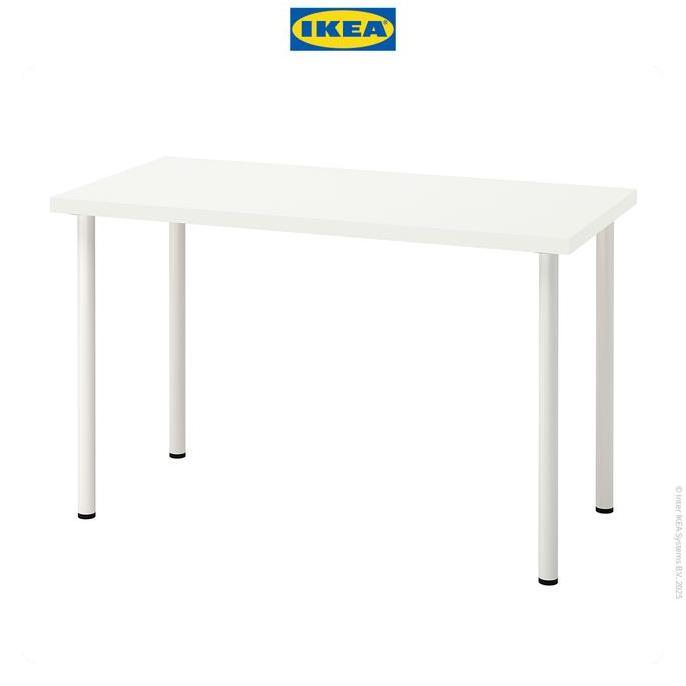 Promo IKEA LAGKAPTEN/ADILS Meja Kerja/Belajar Minimalis Putih 120x60cm - Tidak Dirakit Diskon