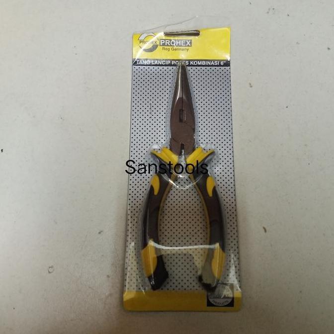 Long nose pliers / tang cucut lancip 6" Prohex original jepit murah