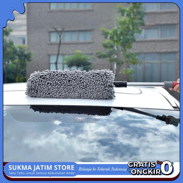 KEMOCENG TARIK PUTAR 360 LAP BULU TEBAL SERAT MICROFIBER PEMBERSIH DEBU MOBIL RUANGAN SERBAGUNA KUAL