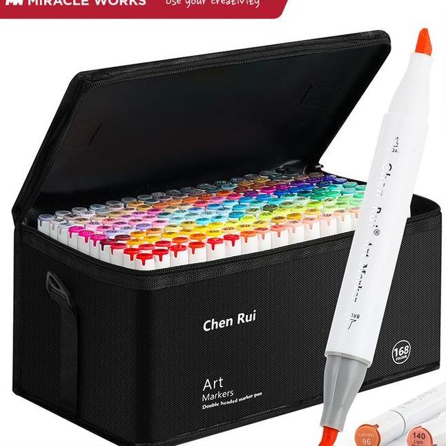 Mwchenrui Marker Dualtipujung Brushujung Broadart Marker Set Ohuhu Markers