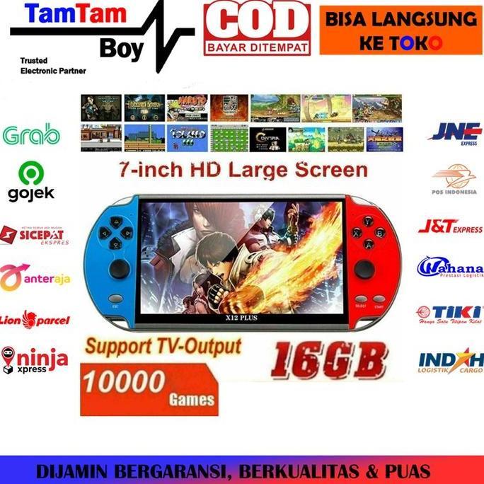 VIDEO GAME CONSOLE HANDHLED PORTABLE X12 PLUS RETRO PSP 7 INCH P2P PVP PSP EMULATOR CLASSIC GAMES SU