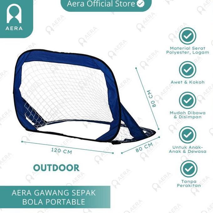 AERA Gawang Futsal Portable Mini Anak | Football Goal Kage Soccer Game