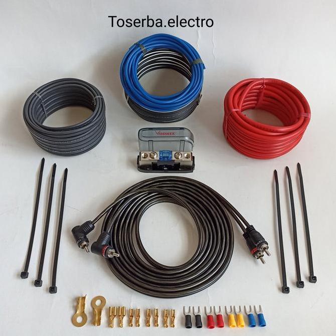 Promo Paket kabel full set instalasi speaker 3way audio mobil COD