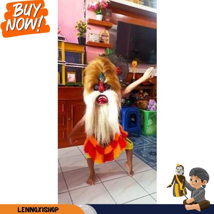 Topeng Ganongan Topeng Bujang Ganong Ponorogo Jambul Tinggi [Br 1111]