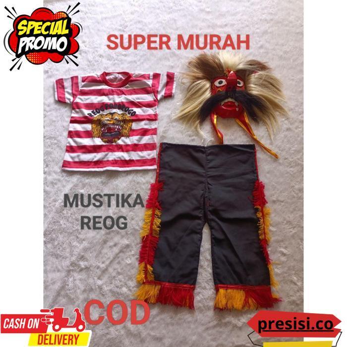 Paket Baju Reog Dan Ganongan, Paket Baju Ganong, Paket Baju Jaranan Dan Ganong, Baju Reog Anak, Baju