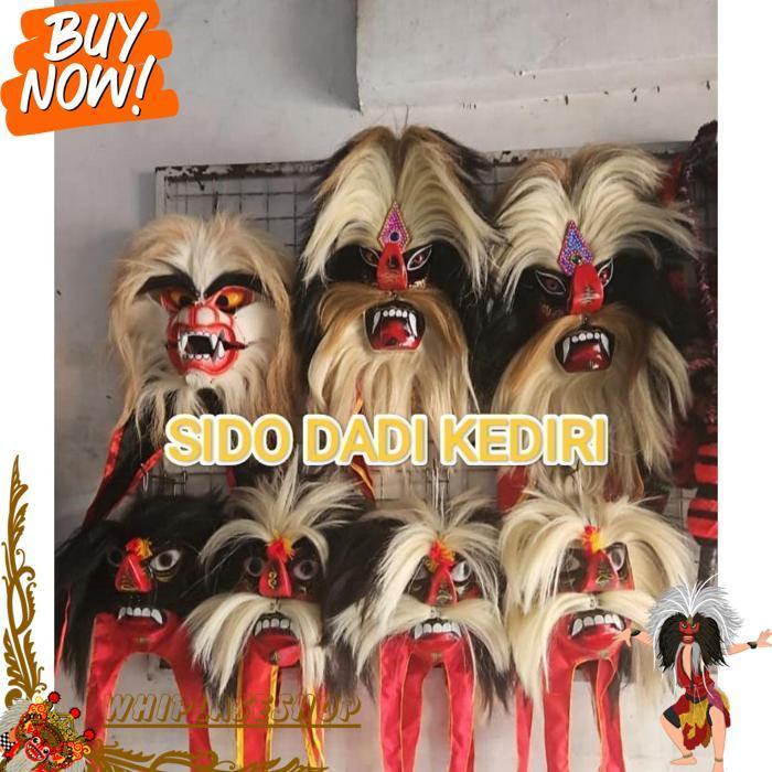 Ganongan Ganong Ponorogo Mata Kaca Full Rambut Kuda [Br 1111]
