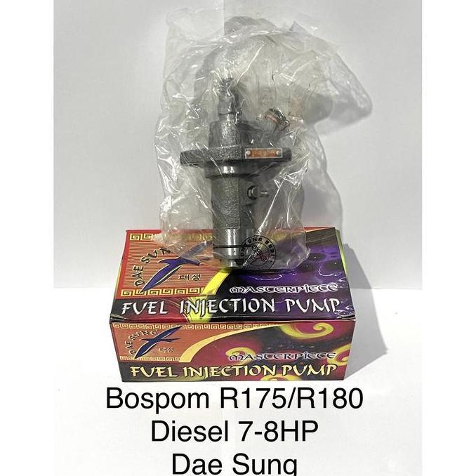 Bospom R175 R180 DaeSung Fuel Injection Pump Pompa Solar Bosh Pump Diesel 7 8HP