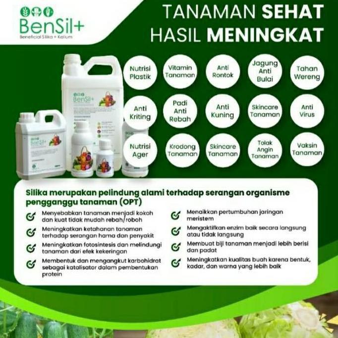 Promo BenSil+ Beneficial Silika + Kalium 500 ml Pupuk Cair Silika + Kalium COD