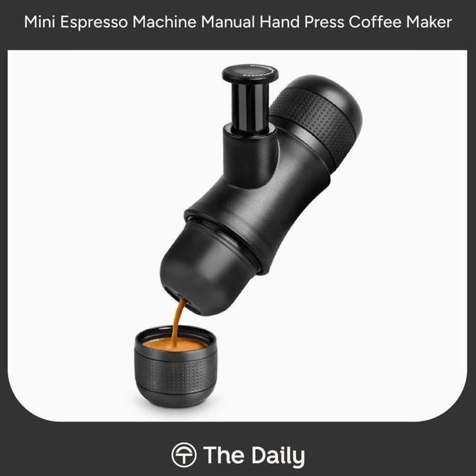 NEW - Mini Espresso Machine Manual Hand Press Coffee Maker - Alat Kopi Espresso Tekanan Manual Porta