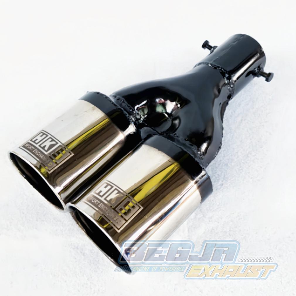 TERMURAH KNALPOT MOBIL SUOS HKS SISTEM BAUT CHROME KHUSUS PICK UP UNIVERSAL MOBIL
